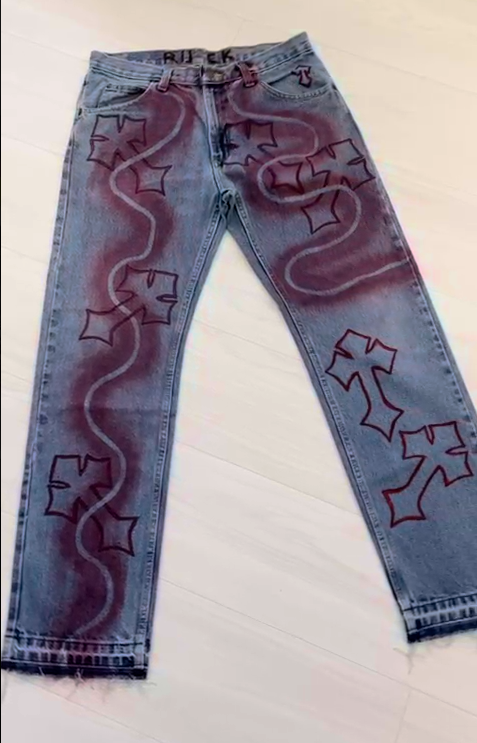 Rijck style custom jeans by Artsbykd